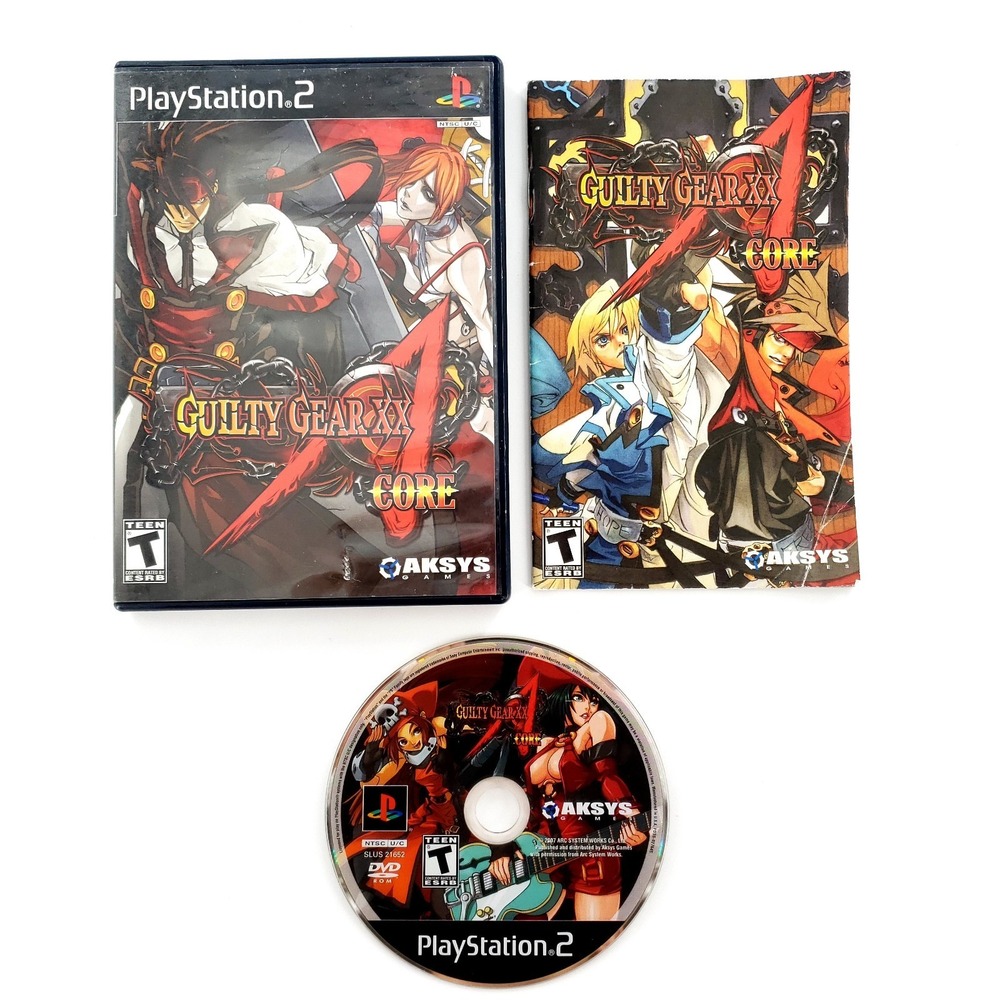 Guilty Gear XX: Accent Core (Sony PlayStation 2, 2007) Complete Tested & Works